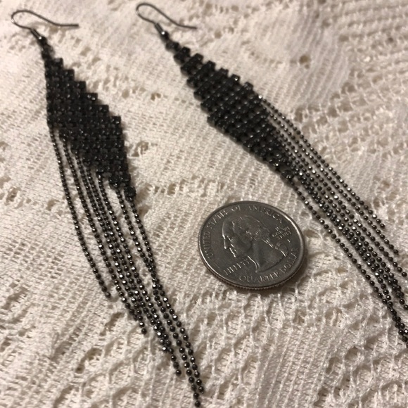 Sparkly earrings 🖤 fancy - Picture 3 of 3